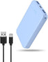VANYUST S22 Portable Charger, 5000mAh Mini Power Bank 3-Port Output (USB-C in&Out) Fast Charging, External Battery Pack Compatible for iPhone 14/1...