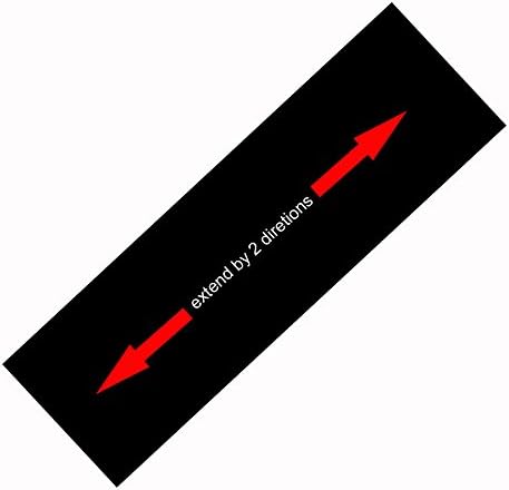 COTOWIN 3-inch Wide Black Heavy Stretch High Elasticity Knit Elastic Band 3 Yards...