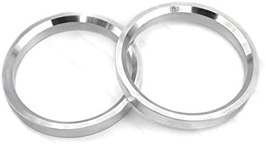 DCVAMOUS Alloy Aluminum Wheel Hub Centric Rings 67.1 to 60.1 - Set of 4 Hubcentric Rings - Performance Spigot Hubrings for 60.1mm Vehicle Hub with...
