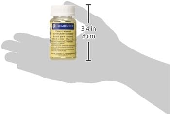 Grumbacher Picture Varnish for Oil & Acrylic Paintings 2-1/2 Oz. Jar, #550-2, 2.5 Fl Oz (Pack of 1)...