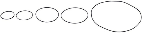 DVD Rubber Belt 20mm to 100mm Cassette Mixed Square Cassette Recorder 40PCS 1...