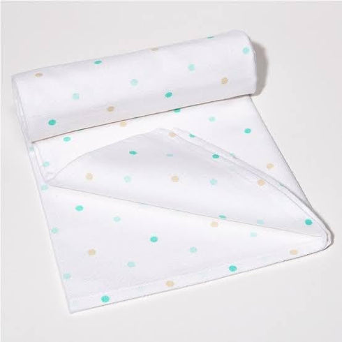 flannel Receiving Blankets 29x41 inches summer multi-purpose boys and girls thin fabric%100 cotton (Green)...