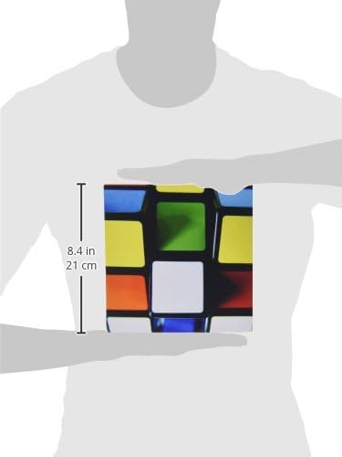 3dRose LLC 8 x 8 x 0.25 Inches Mouse Pad, Print of Painting of Rubik Cube Primary Colors (mp_183428_1)...