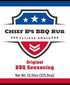 Chief B's BBQ Rub Seasoning Original 13.25 oz bottle...