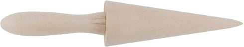 Ice Cream Cone Mold, Wooden Waffle Cone Roller, 9.1in Pizzelle Roller Cone Wooden Waffle Cone Roller Baking Pastry Roll Waffle Cone Baking Tool...
