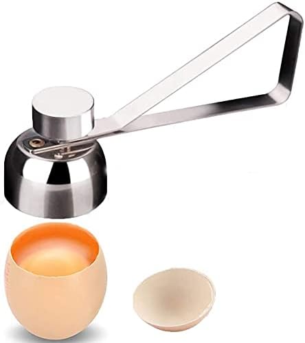 COLIBROX 1Pack Egg Cracker Topper, Ashero Stainless Steel Egg Opener Eggshell Cutter Kitchen Remover Tool for Raw/Soft Hard Boiled Egg...