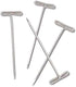 SUS304 Real Stainless Steel Wig T-Pins for Knit & Lace Wet Blocking Modelling and Crafts, 1-3/4 inch 100 Pieces with PVC Box...