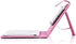 Portable Bluetooth Keyboard with Leather Case, Universal Keyboard with Detachable Flip Case and Stand, Cover with for 4.5''-6.8'' iOS,for Android/...