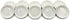 10 x 30 mm.(3.ocm) White Scallop Plate Dish Dollhouse Miniature...