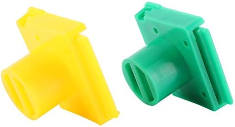 Garosa Beehive Ventilation Opening Window Bee Nest Door Entrance Disc Round Bee Hive Entrance Gate Yellow Beekeeping Tool Equipment for Beekeepers...