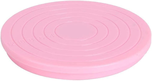2PCS 5.5in Mini Cake Turntable, 360 Degree Revolving Cake Stand Dessert Turntable Base Giratoria para Pasteles for Cupcake Decorating Displaying...