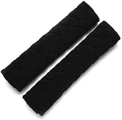 2 PCS Car Seat Belt Pads Cover, Seat Belt Shoulder Strap Covers Protector to Release Stress to Your Neck and Shoulder for a Safety Driving (Black)...