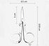 6 Pieces Stainless Steel Folding Scissors Portable Travel Scissors Cutter...