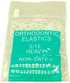 100 pack Orthodontic Elastic Bands 3/16 Inch diameter non latex - Great for Dreadlocks, Braids, Top knots...