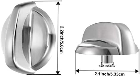 WB03T10325 Knobs Burner Control Knobs Compatible with General Electric GE Range Cooktop Knob 2691864 PS3510510 (6 Packs)