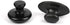 2 Pcs Long Mushroom Shaped Massage Stones Natural Bian Stone Hot Rock for Spa Massage Black...