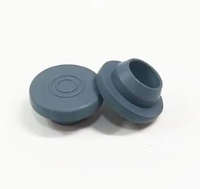 100 Piece 13mm Mushroom Self Healing Rubber Injection Ports, Rubber Port Stoppers, Steam Sterilization Safe for Sealing 1/4 inch or 7mm Opening (1...