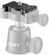 JOBY QR 3K PRO Plate, Compact Replacement Plate for GorillaPod 3K PRO, Arca-Swiss Compatible for 3K Ball Head, Holds Premium Mirrorless Cameras, f...