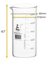 EISCO Beaker, 250ml - Tall Form with Spout - White, 25ml Graduations - Borosilicate 3.3 Glass...