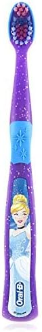 Oral-B Princess Toothbrush for Little Girls, Children 3+, Extra Soft, Cinderella Characters - 1 Count...
