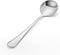 2 Piece Soup Spoons, Round Stainless Steel Bouillon Spoons Round Spoons 6.7 inch...