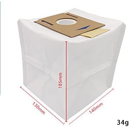 5 Pack Dust Bags For Yeedi Vac / Yeedi Vac 2 PRO Station,For Ecovacs DEEBOT OZMO T8 AIVI T8 Max and T8 Series/N8 Pro Plus/ N8 Pro Vacuum Cleaner R...