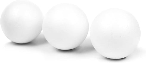 Evershine 12 Pack 4 Inch Craft Foam Ball - White Smooth Craft Foam Polystyrene Balls for DIY Craft and Art School Project...