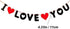 5 Pack Felt Heart Garland Banner, Love You Banner, Valentines Day Banner Decor - Valentines Decorations - Anniversary, Wedding, Birthday Party Dec...