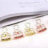 OWNDAY Binder Clips Eight Gold and Rose Gold Mason Jar...