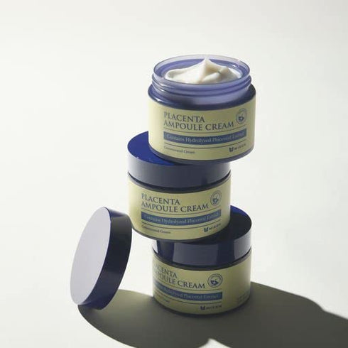 MIZON Placenta Ampoule Cream, Free of Parabens Highly Concentrated, Skin Renewal, Skincare, healthy skin, wrinkle care (1.69 fl oz)...