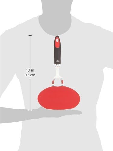 Norpro 1417R Grip-EZ Flexible Pancake Spatula Red, 33.5cm x 16cm x 13cm...
