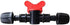 10pcs Drip Irrigation Tubing Fittings, In-Line Barbed Switch Valve For 1/2 Inch Drip Tubing(1/2" ID x 0.65" OD), Shut-Off/On Water Flow...