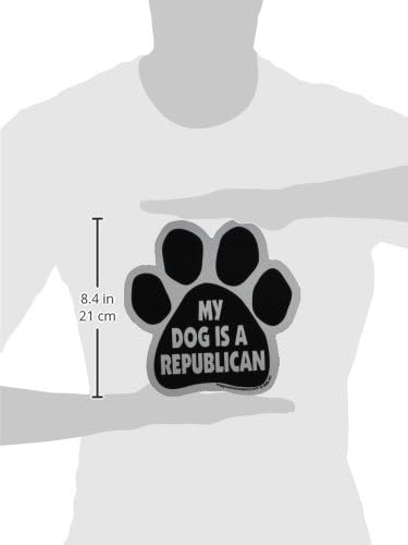 Imagine This Paw Car Magnet, My Dog is a Republican, 5-1/2-Inch by 5-1/2-Inch...