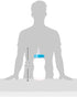 Homeford Jumbo Milk Bottle Coin Bank Baby Shower Plastic Container, 15-inch, Light Blue...