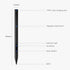 Stylus Pen Tilt Pen, MPP2.0 Tilt Active Pen Rechargeable Laptop Digital Stylus Pencil with 4096 Pressure Sensitivity, for HP X360 Spectre X360 Env...