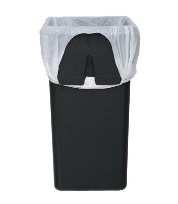 simplehuman 10 Liter / 2.6 Gallon Bathroom Slim Profile Trash Can, Brushed Stainless Steel with Plastic Lid...