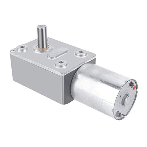 DC 12V Electric Gear Motor Reversible Turbo Worm Mini Motor Geared Reduction Micro Reducer 20RPM...