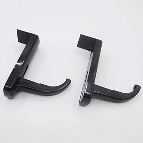 Black Headphone Holder - Portable Size Headphones Stand Universal Headphone Head Set Hanger Wall Hook PC Monitor Earphone Stand Rack Holder Rack,H...