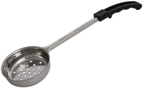 American Metalcraft SPNP6 Perforated Bowl Spooner, Black, 6-Ounces...