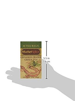 Market Spice Cinnamon Orange Green Tea - 24 Count...