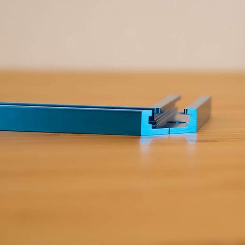 POWERTEC 71609 3" T-Track Intersection Kit with Predrilled Mounting Holes, for Universal T Track, T Track Accessories for Woodworking Jigs and Fix...