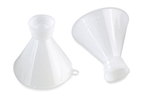 Threaded Plastic Funnels for 24 mm and 28 mm Bottles (2)...