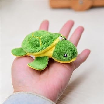 Green Mini Tortoise Plush Stuffed Animal, Cute Plush Sea Turtle Keychain Pendant Cartoon Plush Doll Birthday Gift Bag Accessories, Stuffed Animals...
