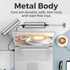 Electric Milk Frother Handheld, Stainless Steel Electric Coffee Frother Battery Operated Whisk Beater Foam Maker High Speed Handheld Foam Maker Dr...