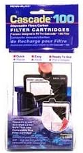 Penn-Plax Cascade 100 Hang-On Filter Replacement Media Cartridge – Disposable Poly Fiber Floss – 1 Pack (CPF2C)...