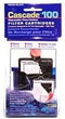 Penn-Plax Cascade 100 Hang-On Filter Replacement Media Cartridge – Disposable Poly Fiber Floss – 1 Pack (CPF2C)...