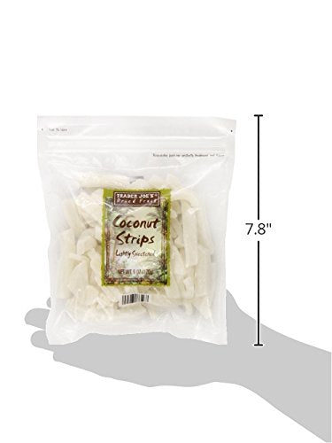 Trader Joe's Lightly Sweetened Coconut Strips, 6 oz...