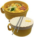 Microwave Speedy Ramen Cooker Bowl with Chopsticks and Lid for College, Travel friendly Ramen Noodles Bowl, Rice Cooker Bowl for Office or WFH Lun...