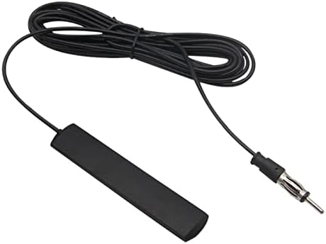 Car Antenna, Universal AM/FM Radio Antenna, 5M/16ft, Black, Compatible with Car Stereo Receiver, Media Head Unit, Marine Boat Radio...