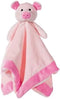 Apricot Lamb Stuffed Animals Security Blanket Pink Pig Infant Nursery Character Blanket Luxury Snuggler Plush (Pink Pig, 14 Inches)...